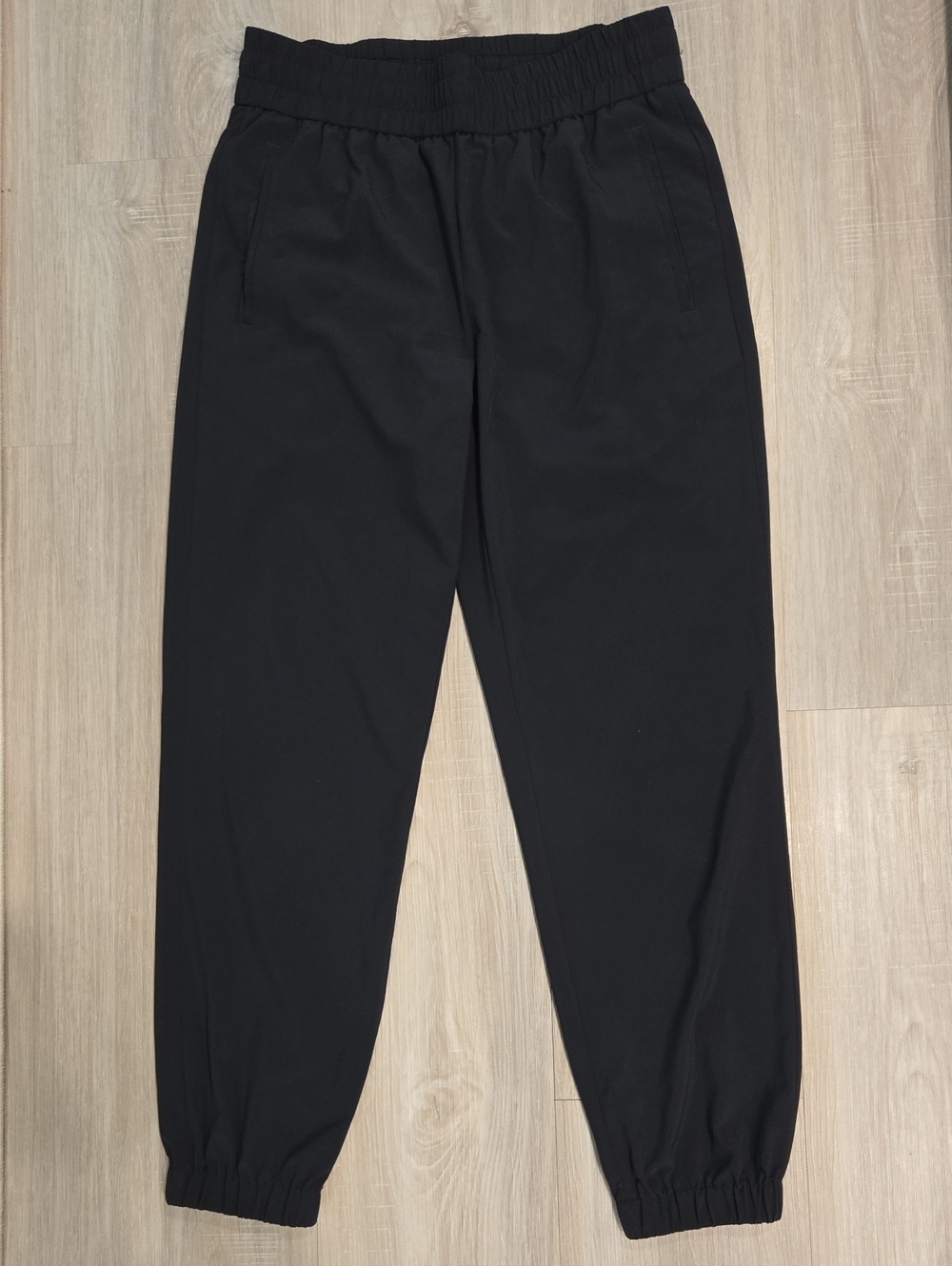 Banana Republic Black Elastic-Waist Jogger Pants